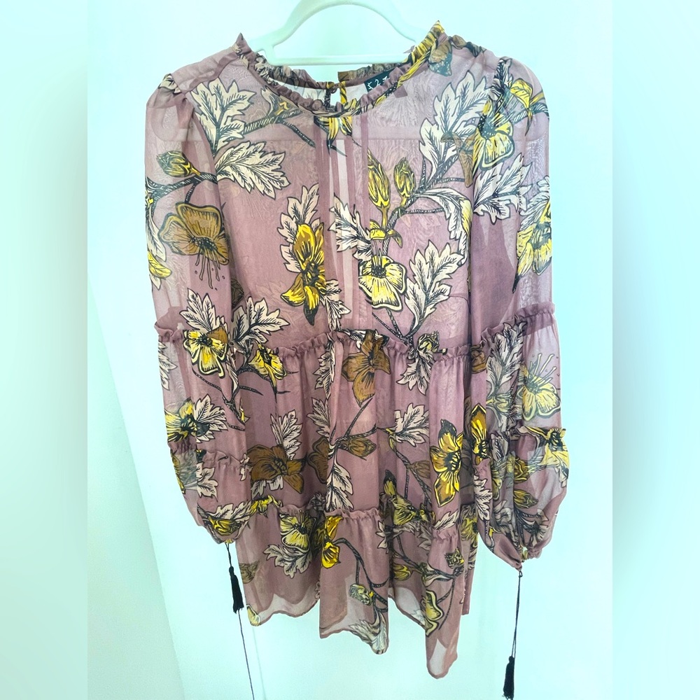 FOR LOVE & LEMONS mini floral dress
